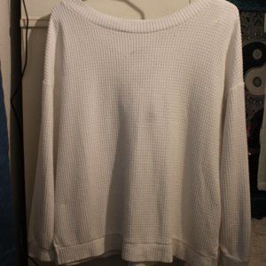Women's white sweater